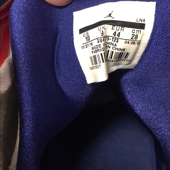 Red and Blue Jordan - Picture 4 of 4